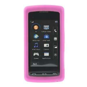  Hot Pink Durable Flexible Soft Silicone Skin Case for LG 