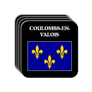 Ile de France   COULOMBS EN VALOIS Set of 4 Mini Mousepad Coasters
