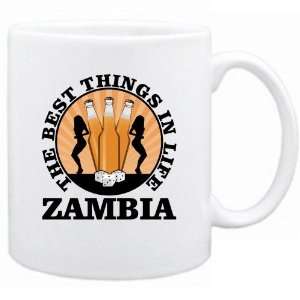 New  Zambia , The Best Things In Life  Mug Country 