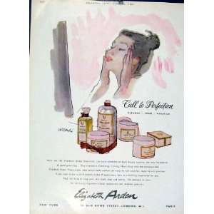   To Perfection 1947 Country Life Elizabeth Arden Ad