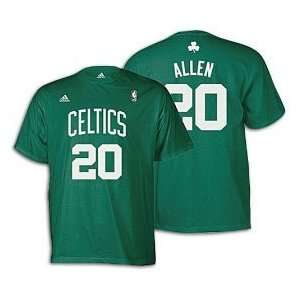   Allen Boston Celtics Adidas Name and Number T Shirt