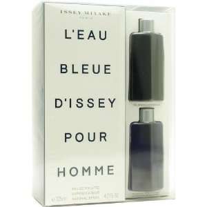 Bleue Dissey Pour Homme By Issey Miyake For Men. Set edt Spray 4.2 OZ 