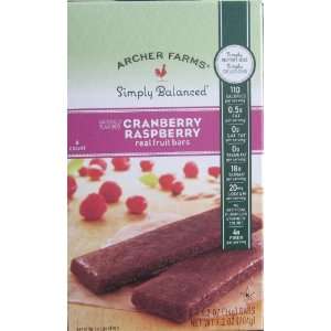 Archer Farms Cranberry Rasberry Real Fruit Bars 6 count  