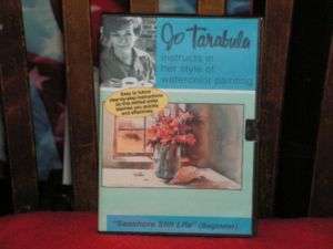 NEW DVD Jo Tarabula Seashore Still Life Watercolor  