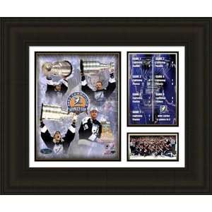  Framed Tampa Bay Lightning 2004 Stanley Cup Milestones and 