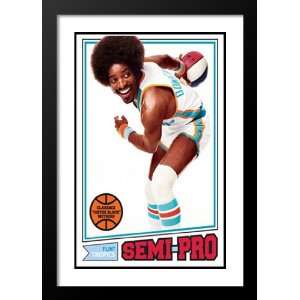 Semi Pro 20x26 Framed and Double Matted Movie Poster   Style G   2008