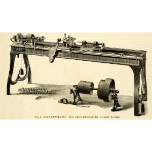  1873 Print Self Centering & Self Releasing Gauge Lathe 