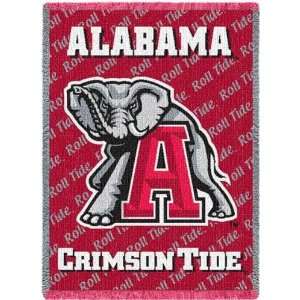  University of Alabama Crimson Tide Mascot Mini Throw 35 x 