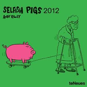  Selfish Pigs 2012 Mini Wall Calendar