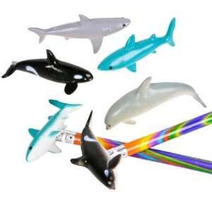  Bulk Shark Pencil Toppers (1 Topper) Toys & Games