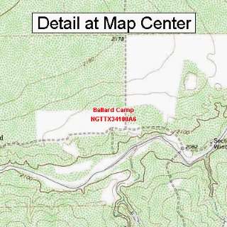   Map   Ballard Camp, Texas (Folded/Waterproof)