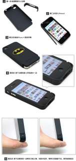 3D SUPERMAN Metal Skin Hard Case Cover for iPhone 4/4G/4S + Gift 