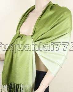 Womens Soft Pashmina 70%, Silk 30% scarf Shawl Wrap  