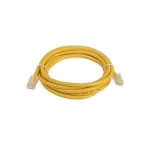 7ft Yellow Cat6 Assembly Type Ethernet Network Patch Cable  