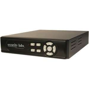  SECURITY LABS SLD244 4 CHANNEL 160 GB MULTIPLEXED DVR WITH 