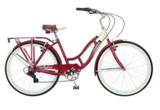 NEW 26 Schwinn Ladies RED Beach Cruiser Bike Bicycle  