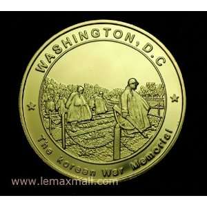 Korean War Memorial Gold Coin 