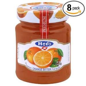 Hero Fruit Spread, Orange Bittr, 12 Ounce (Pack of 8)  