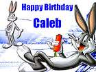 BUGS Bunny Looney Edible Cake Image Decoration Topper CUSTOM Birthday 