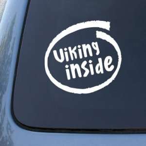  VIKING INSIDE   Car, Truck, Notebook, Vinyl Decal Sticker 