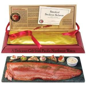 SeaBear Smoked Wild Sockeye Salmon 1 lb Fillet  Grocery 