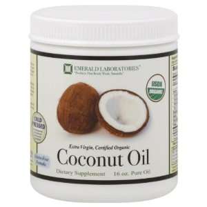  Emerald Laboratories Coconut Oil 16 oz Health & Personal 