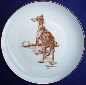 New 2010 Italian Greyhound plate direct from Laurelwood  