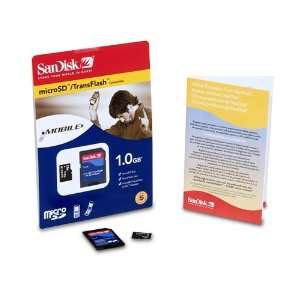  SanDisk 1GB TransFlash micro SD ~Secure Digital High Capacity (SDHC 