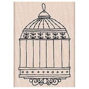  Hero Arts Wood Mounted Rubber Stamp Birdcage By The Each 