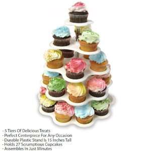  CUPCAKE STAND 5 TIER (HOLDS 27 CUPCAKES) Electronics