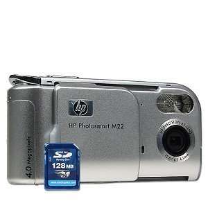  Photosmart M22 4 Megapixel Digital Camera Kit with 128MB SD Card 