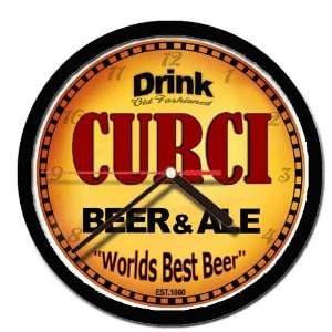  CURCI beer and ale cerveza wall clock 