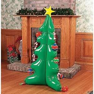  CHRISTMAS TREE/Holiday DECORATION w/15 Inflate ORNAMENTS/Decor 