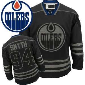   Oilers Black Ice Jersey Ryan Smyth Hockey Jersey