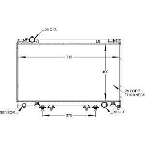  Radiator 2000 95 Lexus Automotive