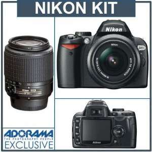  Nikon D60 Digital SLR Camera /Lens Kit, w/18 55mm f/3.5 5 