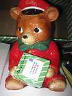collectible cookie jar harry david cubby bear 2010 expedited shipping