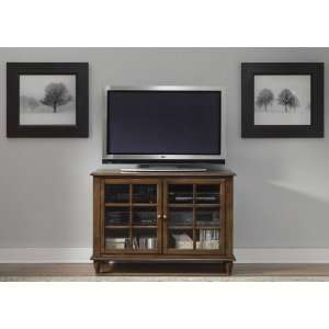   Furniture Low Country Bronze TV Console Bronze Finish