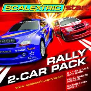  Scalextric Start Rally   Super Resistant Twin Pack Toys 