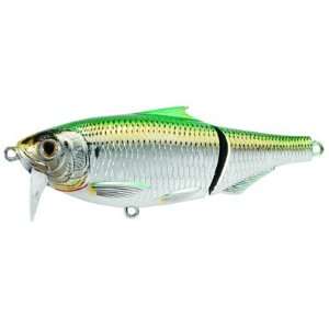  LiveTarget Scaled Sardine Wakebait   3 Silver Green 