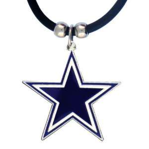  Officially Licensed Dallas Cowboys Rubber Necklace Sports 