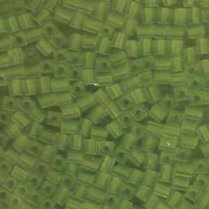  SB4 143F Transparent Frosted Lime Miyuki Square Seed Beads 