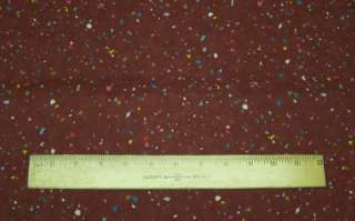 FABRIC RJR CONFETTI BASICS BURGUNDY MULTI  