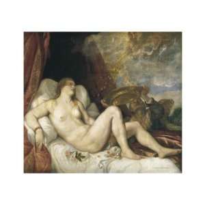  Danae Giclee Poster Print by Titian ( Tizano Vecelli 