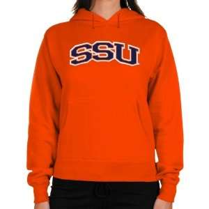  NCAA Savannah State Tigers Ladies Arch Applique Midweight 