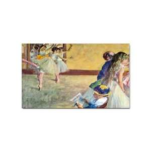  During the Dance Lessons By Edgar Degas Magnet Office 