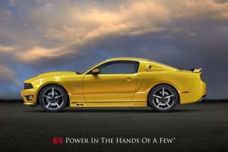 2011 LIGHTS OUT YELLOW SALEEN S302 MUSTANG POSTER  