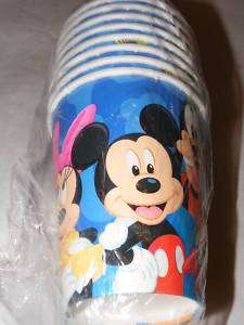 Mickey Minnie Mouse Daisy Donald Duck Goofy Party Cups  
