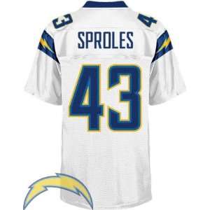  San Diego Chargers #43 Darren Sproles White NFL Jersey 