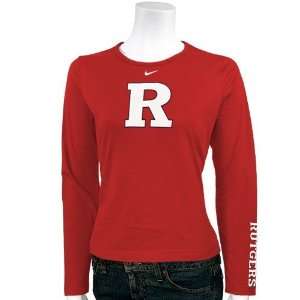  Nike Rutgers Scarlet Knights Scarlet Ladies Classic Logo 